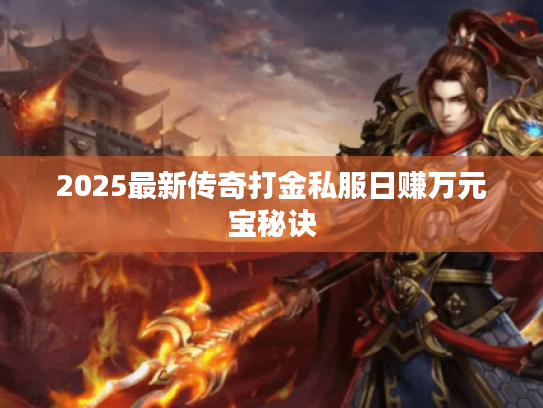 2025最新传奇打金私服日赚万元宝秘诀