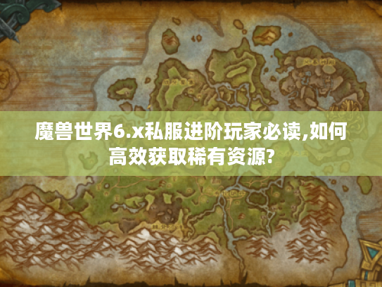 魔兽世界6.x私服进阶玩家必读,如何高效获取稀有资源?