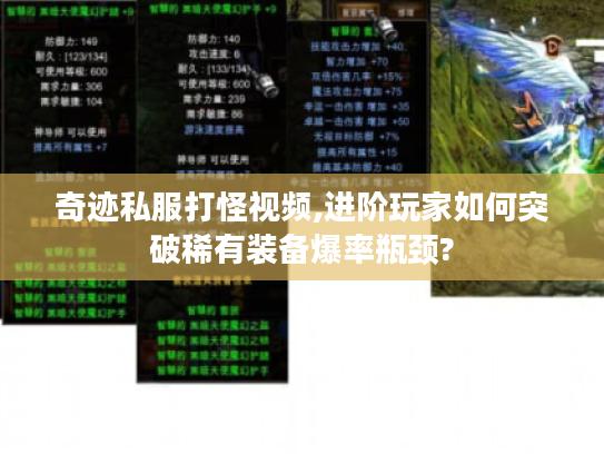 奇迹私服打怪视频,进阶玩家如何突破稀有装备爆率瓶颈?