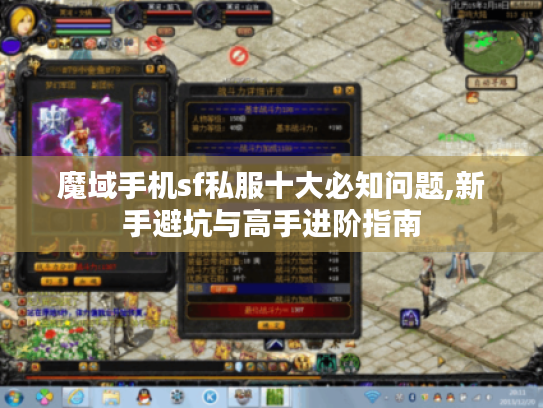 魔域手机sf私服十大必知问题,新手避坑与高手进阶指南