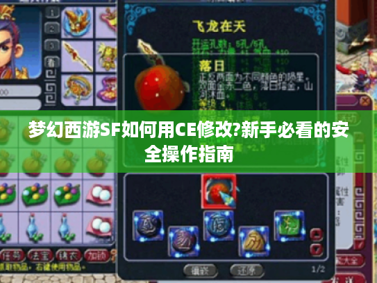 梦幻西游SF如何用CE修改?新手必看的安全操作指南