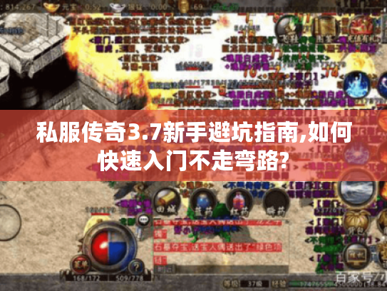 私服传奇3.7新手避坑指南,如何快速入门不走弯路?