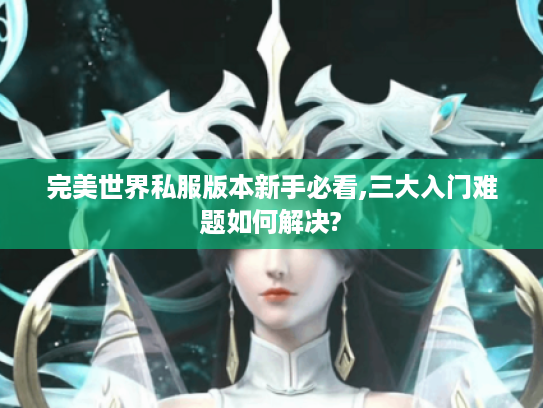 完美世界私服版本新手必看,三大入门难题如何解决?