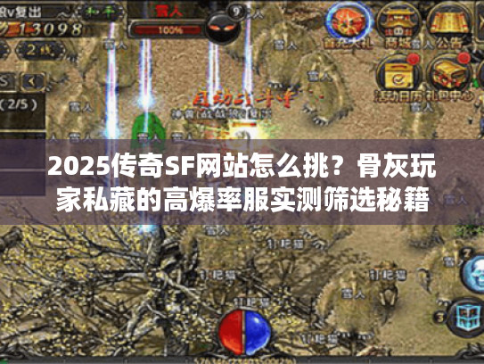 2025传奇SF网站怎么挑？骨灰玩家私藏的高爆率服实测筛选秘籍