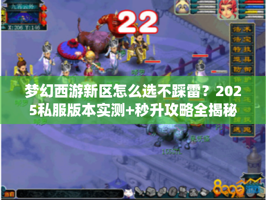 梦幻西游新区怎么选不踩雷？2025私服版本实测+秒升攻略全揭秘