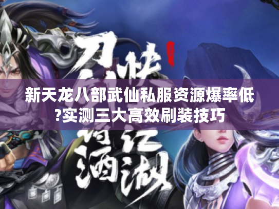 新天龙八部武仙私服资源爆率低?实测三大高效刷装技巧