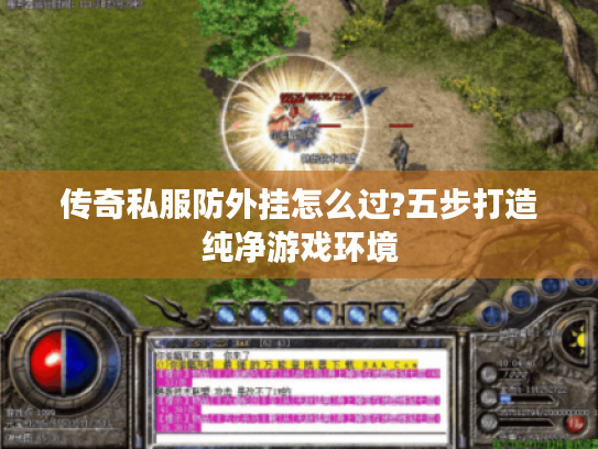 传奇私服防外挂怎么过?五步打造纯净游戏环境
