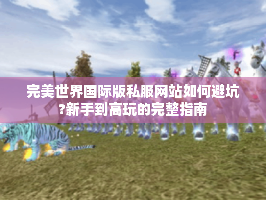 完美世界国际版私服网站如何避坑?新手到高玩的完整指南