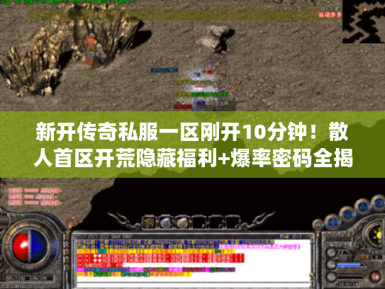 新开传奇私服一区刚开10分钟！散人首区开荒隐藏福利+爆率密码全揭秘？