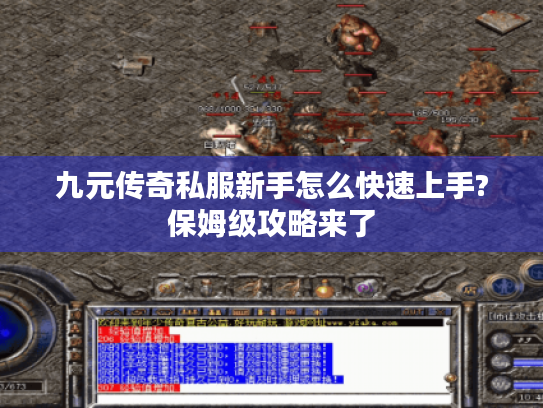 九元传奇私服新手怎么快速上手?保姆级攻略来了