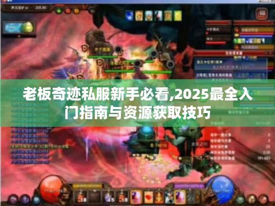 老板奇迹私服新手必看,2025最全入门指南与资源获取技巧