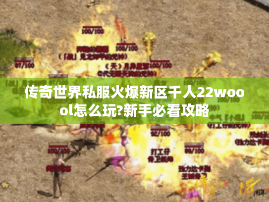 传奇世界私服火爆新区千人22woool怎么玩?新手必看攻略