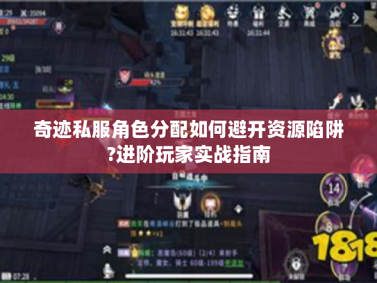 奇迹私服角色分配如何避开资源陷阱?进阶玩家实战指南