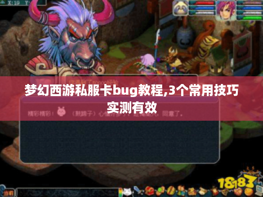 梦幻西游私服卡bug教程,3个常用技巧实测有效
