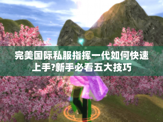 完美国际私服指挥一代如何快速上手?新手必看五大技巧