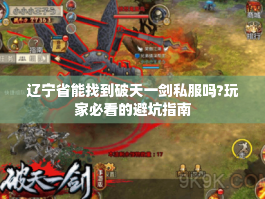 辽宁省能找到破天一剑私服吗?玩家必看的避坑指南