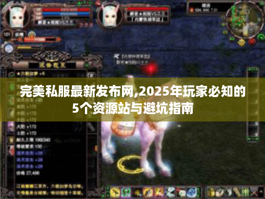 完美私服最新发布网,2025年玩家必知的5个资源站与避坑指南