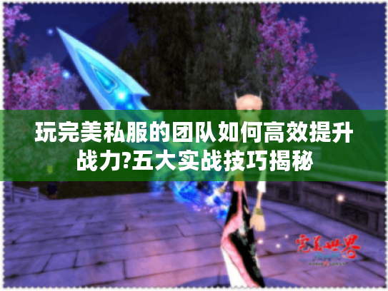 玩完美私服的团队如何高效提升战力?五大实战技巧揭秘