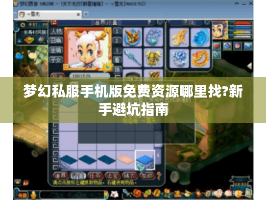 梦幻私服手机版免费资源哪里找?新手避坑指南