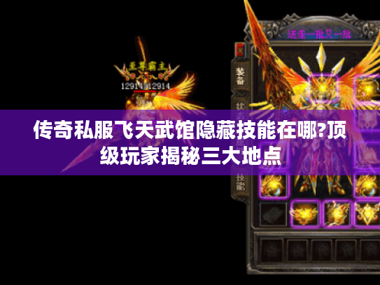 传奇私服飞天武馆隐藏技能在哪?顶级玩家揭秘三大地点