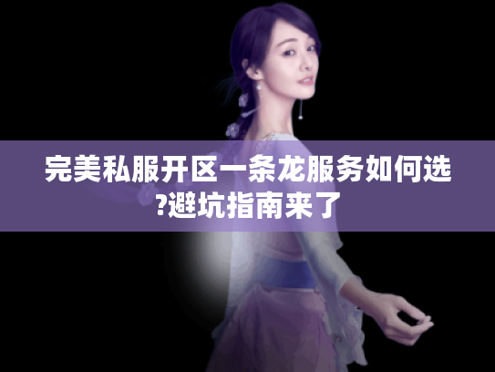 完美私服开区一条龙服务如何选?避坑指南来了
