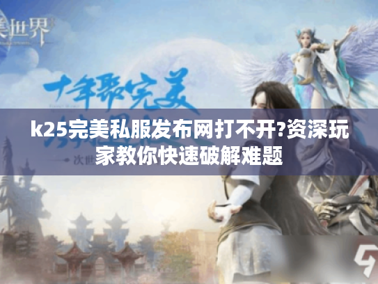 k25完美私服发布网打不开?资深玩家教你快速破解难题