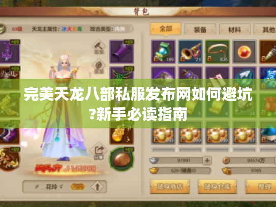 完美天龙八部私服发布网如何避坑?新手必读指南