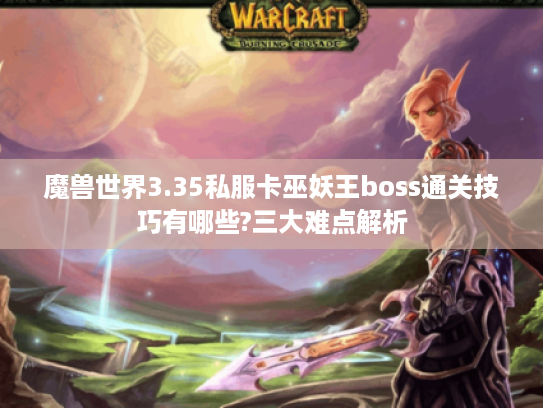魔兽世界3.35私服卡巫妖王boss通关技巧有哪些?三大难点解析