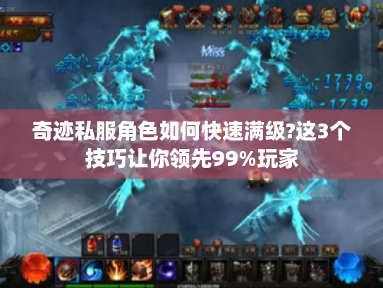 奇迹私服角色如何快速满级?这3个技巧让你领先99%玩家