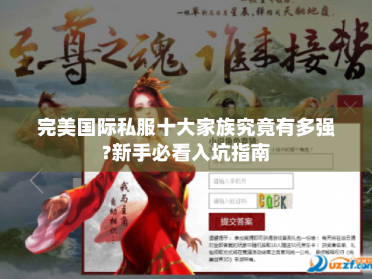 完美国际私服十大家族究竟有多强?新手必看入坑指南