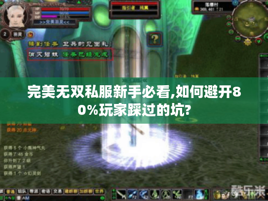 完美无双私服新手必看,如何避开80%玩家踩过的坑?