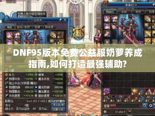 DNF95版本免费公益服奶萝养成指南,如何打造最强辅助?