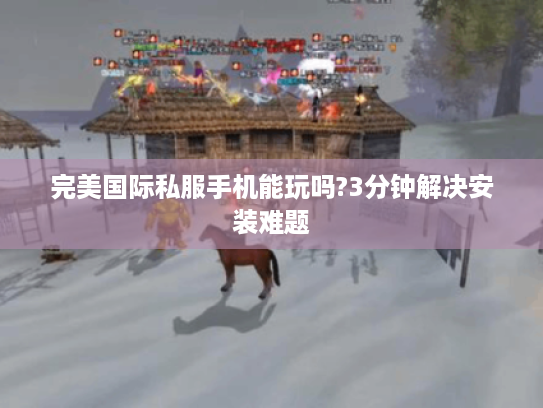 完美国际私服手机能玩吗?3分钟解决安装难题