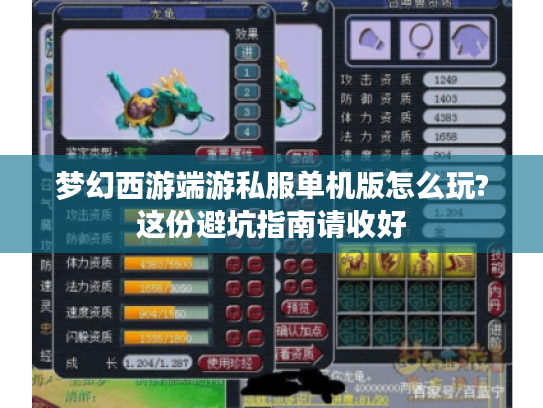 梦幻西游端游私服单机版怎么玩?这份避坑指南请收好 梦幻西游端游私服单机版怎么玩?这份避坑指南请收好