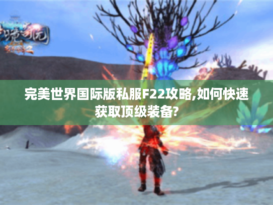 完美世界国际版私服F22攻略,如何快速获取顶级装备?