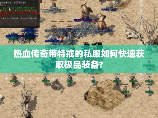 热血传奇带特戒的私服如何快速获取极品装备?