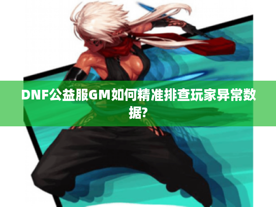 DNF公益服GM如何精准排查玩家异常数据?