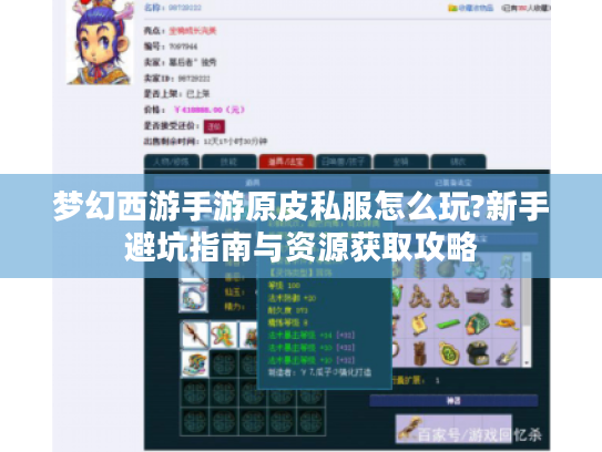 梦幻西游手游原皮私服怎么玩?新手避坑指南与资源获取攻略