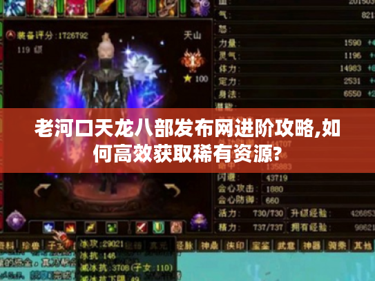 老河口天龙八部发布网进阶攻略,如何高效获取稀有资源?