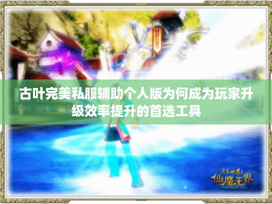 古叶完美私服辅助个人版为何成为玩家升级效率提升的首选工具