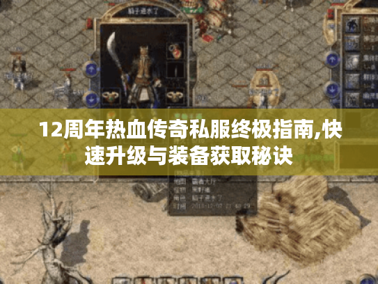 12周年热血传奇私服终极指南,快速升级与装备获取秘诀