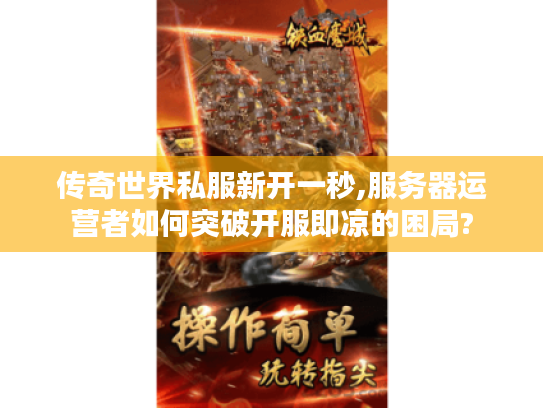 传奇世界私服新开一秒,服务器运营者如何突破开服即凉的困局?