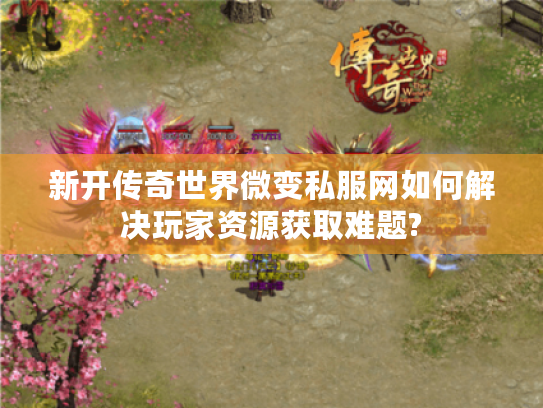 新开传奇世界微变私服网如何解决玩家资源获取难题?