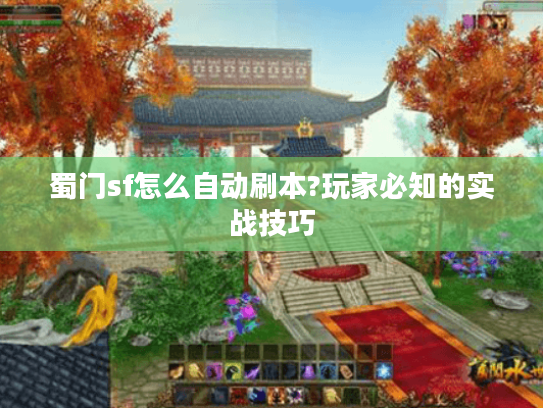 蜀门sf怎么自动刷本?玩家必知的实战技巧