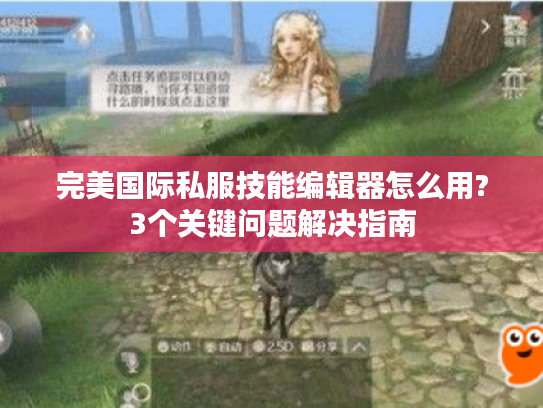 完美国际私服技能编辑器怎么用?3个关键问题解决指南