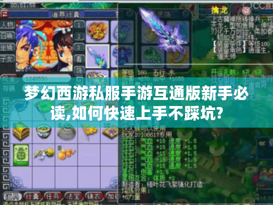 梦幻西游私服手游互通版新手必读,如何快速上手不踩坑?