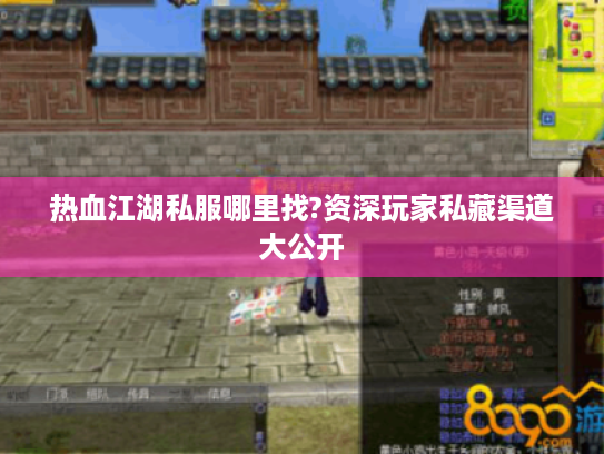 热血江湖私服哪里找?资深玩家私藏渠道大公开