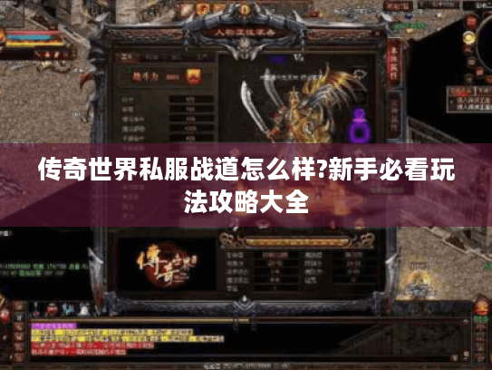 传奇世界私服战道怎么样?新手必看玩法攻略大全