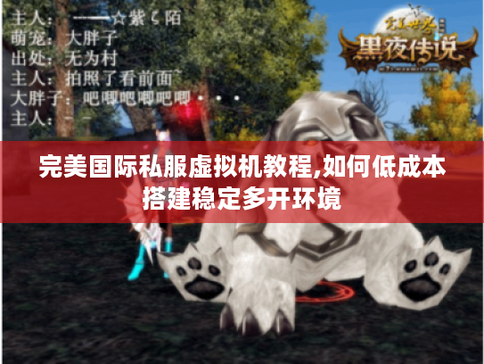 完美国际私服虚拟机教程,如何低成本搭建稳定多开环境