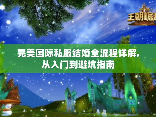 完美国际私服结婚全流程详解,从入门到避坑指南